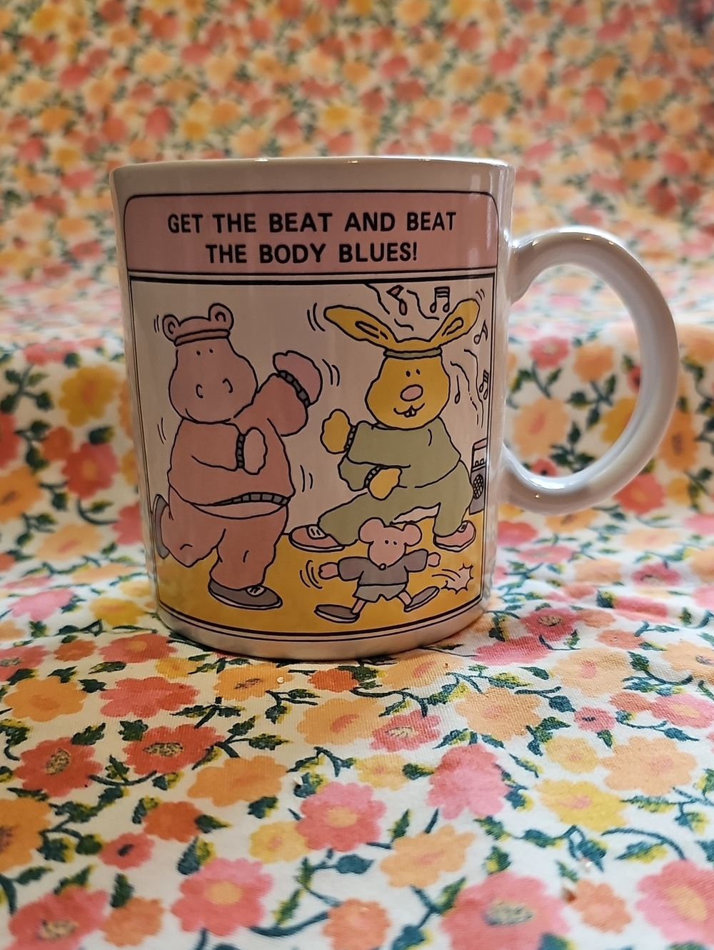 Princess House Yellow Cartoon Dance Characters Mug